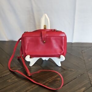 Red Leather Women's Bag
